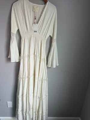 NEW The Jetset Diaries hammock maxi dress in Ivory Medium thumbnail 2