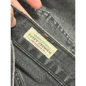 Levis 501 Original Premium Denim Shorts Black Grey W26 A1962-0007 High Rise thumbnail 6