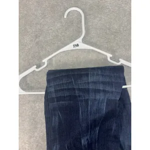 BKE Jeans Women's 27x28 Sabrina Stretch‎ Straight Dark Wash Denim Distress Crop thumbnail 12