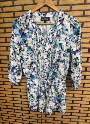 Sam Edelman White floral romper size small thumbnail 1