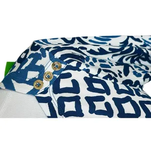 Lilly Pulitzer Sophie Shift Dress MEDIUM Home Slice Blue White 50+ UPF NEW‎ thumbnail 4