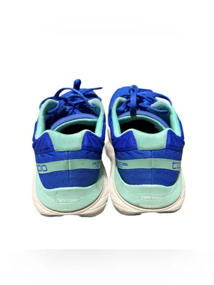 Topo Athletic Women's Atmos Running Shoe Size 10 Blue Aqua Lace Up Workout thumbnail 3