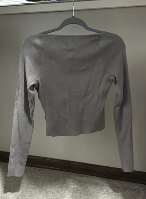 H&M Light Gray Long Sleve thumbnail 3