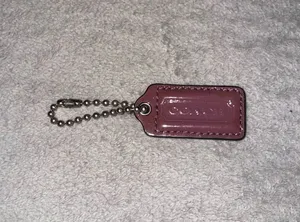 Coach Purple and Pink Key and Card Holder thumbnail 1