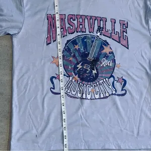 SheIn Purple Nashville TShirt thumbnail 6