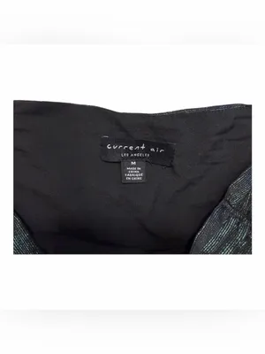 ANTHROPOLOGIE CURRENT AIR Women’s Black Opal Iridescent Pleated Skirt Size M thumbnail 3