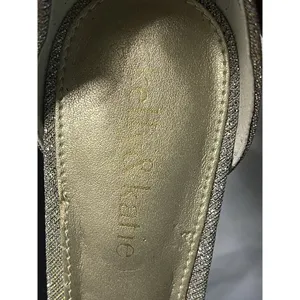 Kelly & Katie Gold Sparkle Open-toe Block Heel‎ Ankle Strap Size 6.5 S-206 thumbnail 8