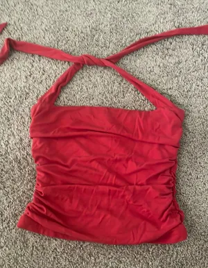 Red Edikted Halter Top  thumbnail 1