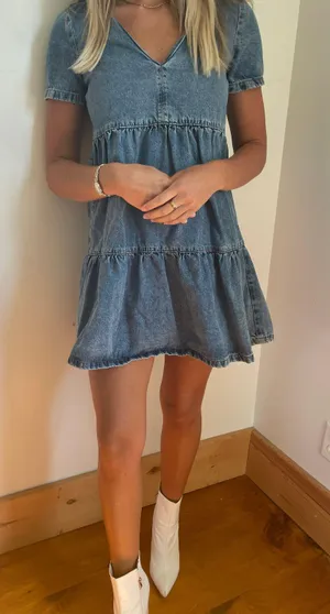 Denim Dress Blue thumbnail 1