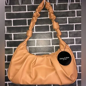 Olivia and Kate shoulder bag In color mustard NWT thumbnail 1