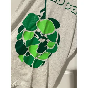 Next Level Apparel Michigan drink local grapes wine long sleeve hooded shirt medium thumbnail 4