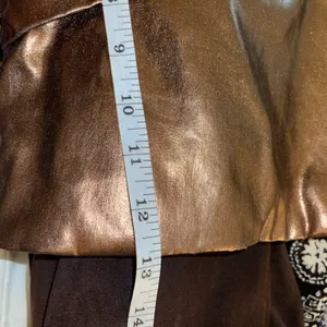 Zara Metallic Bronze Tube Top Sz S thumbnail 5