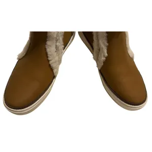 TOMS Women Brown Faux Shearling Trim Ankle Boots Slip On Sneaker Bootie 10018928 thumbnail 4