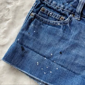 American Eagle‎ Paint Splatter Denim Short thumbnail 4