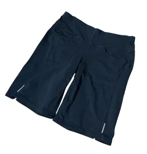 Athleta Be Free Running Granola Girl Shorts Womens M Black Activewear Pockets thumbnail 1