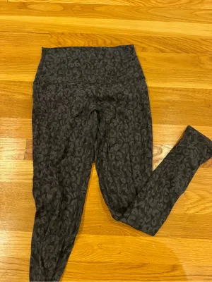 lululemon Black Leopard Print Align Leggings thumbnail 2