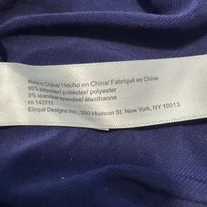NWT ELOQUII Royal Blue One Shoulder Draped Ruched‎ Maxi Dress Size 22 Formal thumbnail 5