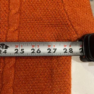 Taylor Swift The life of a showgirl cardigan orange like new. Size XL/2XL thumbnail 7