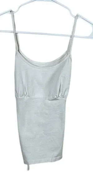 Brandy Melville John Galt White Lace Up Back Tank one size thumbnail 1