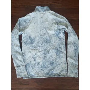 Lululemon Light Blue Marble Ebb To Train Full Zip Jacket Size 6 thumbnail 6