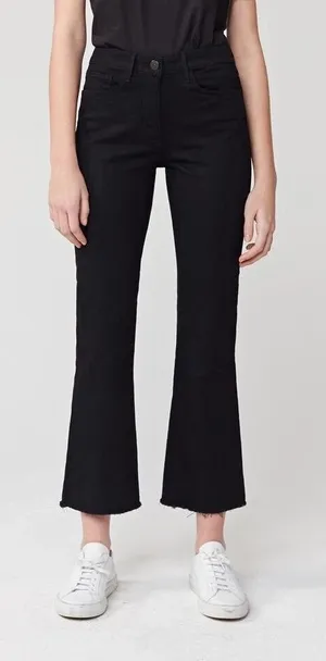 3x1‎ Baby Boot Black Frayed Hem Jeans Size 24 thumbnail 1