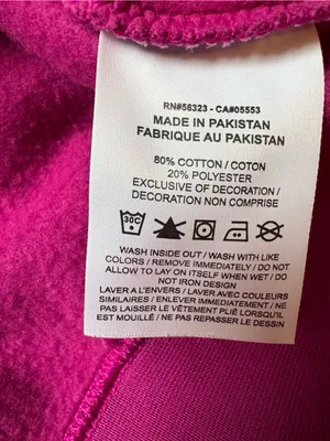 Nike Fuchsia Cropped Fleece Crewneck Sweatshirt Small Swoosh Size S thumbnail 4