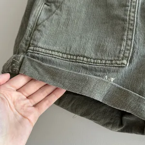 American Eagle Army Green Mid-Rise Shorts with a Tie Waistband, Stretch, Size 4 thumbnail 10