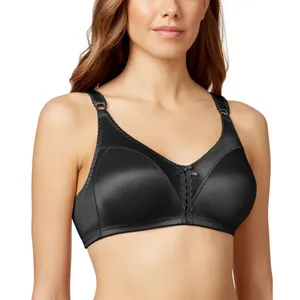 NWT Bali Womens Double Support Wirefree Bra 3820 Black 36C thumbnail 1