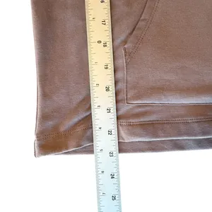TS by Thrive NWT Taupe Women's V Neck Hoodie Size Small thumbnail 10