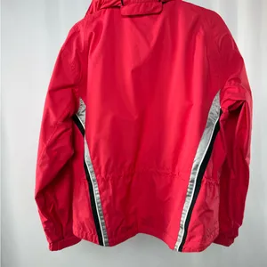 Marker Zip Up Hidden Hood Snowboarding Jacket‎ in Bright Red Size 8 thumbnail 6