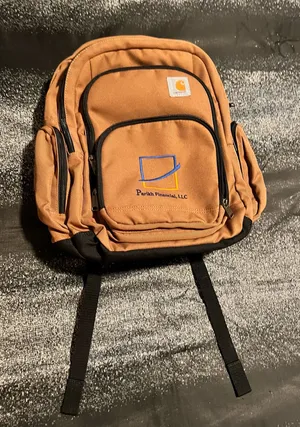 NWOT Carhartt Foundry Series Pro Backpack 28L-Carhartt Brown Embroidered thumbnail 1