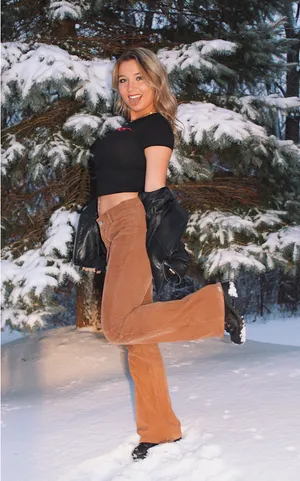 Vintage Brandy Melville Darlene Brown Corduroy Pants thumbnail 2