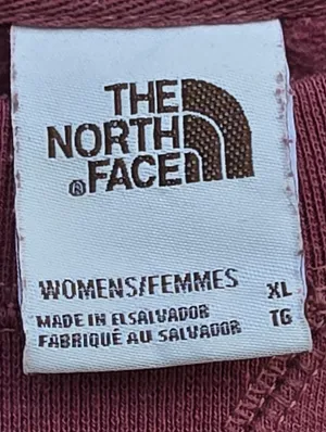 The North Face Heritage Womens Crewneck Sweatshirt Pink Logo Patch Size XL thumbnail 3