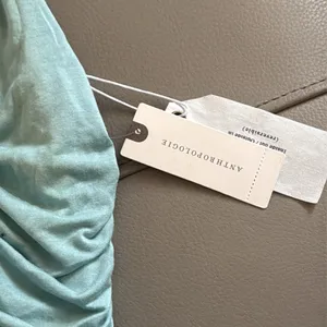 Anthropologie Pilcro‎ NWT Ruched Reversible Tank Top Light Sky Blue XS thumbnail 6