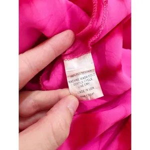 Amanda Uprichard Ansonia Tie Dye Asymmetrical Mini Dress Pink Orange Size Small thumbnail 5