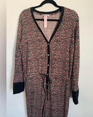 Victoria’s Secret leopard print onesie large thumbnail 3