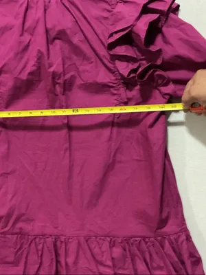 Fantastic Fawn Ruffle Tiered Mini Dress - Magenta thumbnail 8