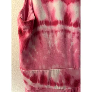 Chicos Pink Tie Dye Maxi Dress Sleeveless V-Neck Empire Waist Size 3 XL thumbnail 7