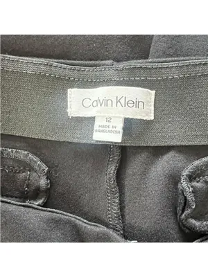 Calvin Klein Black Pull On Pants thumbnail 4
