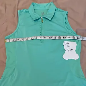 Eastern Pacific sport size SP Aqua sleeveless sport shirt great color GUC thumbnail 3