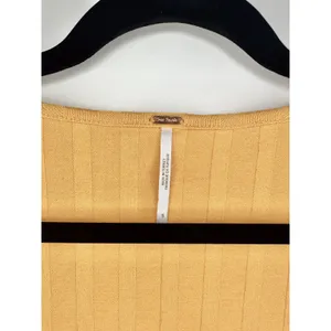 Free People Women's Ribbed‎ Top Button Up Size S Cottagecore Prairie Boho Spring thumbnail 8
