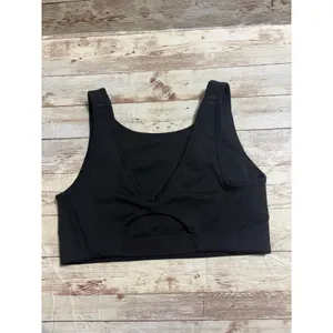 Nike Dri-Fit Sports Bra Size Medium Black Athletic Active Workout Athleisure thumbnail 2