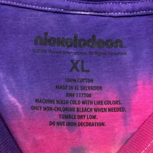 Nickelodeon I love the 90s Best Of Tie Dye Tshirt size XL thumbnail 4