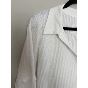 Free People We The Free Travis Polo Top Ivory Women's Size Small thumbnail 7