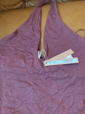 NEW SKIMS Smooth Layers Halter Top HENNA XS (C4) NWT thumbnail 2