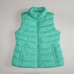 GAP ColdControl Windproof Puffer Vest Mint Green Medium Lightweight Quilted thumbnail 3