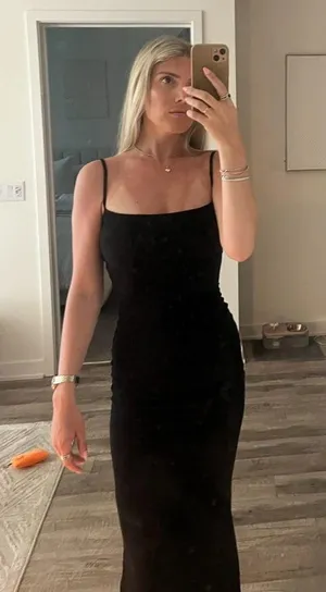 SKIMS maxi dress thumbnail 2