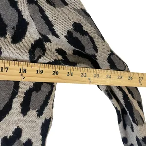 Fate Women's Size Small Cheetah‎ Animal Print Distressed Sweater thumbnail 8