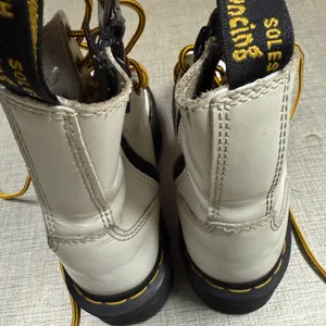 Dr. DOC Martens Jadon Boots -side‎ zip white Platform Shoe - Size 36 Womens 5 thumbnail 7