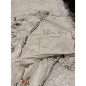 For Love and Lemons Yolanda Mini Dress in White Large thumbnail 9